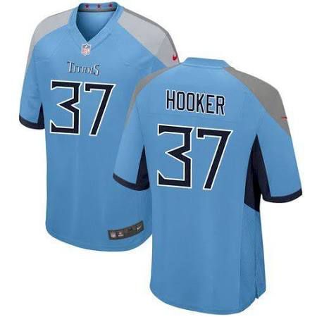 Men Tennessee Titans #37 Amani Hooker Nike Light Blue Game NFL Jersey->tennessee titans->NFL Jersey